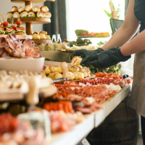 Luxe buffet eten op tafel